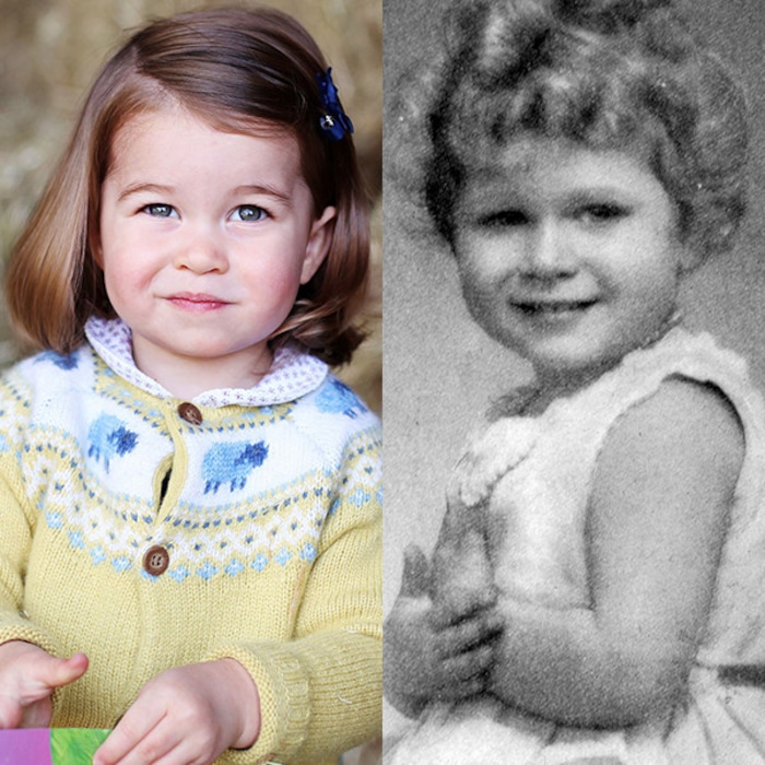 Does Princess Charlotte Look Like Queen Elizabeth Ii S Mini Me See Does Princess Charlotte Look Like Queen Elizabeth Ii S Mini Me See All Of The Royal Comparisons E News